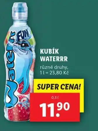 Lidl Kubík waterrr nabídka