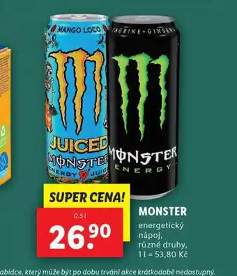 Lidl Monster nabídka