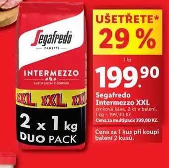 Lidl Segafredo intermezzo xxl nabídka