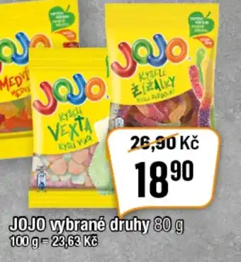 JOJO vybrané druhy 80 g