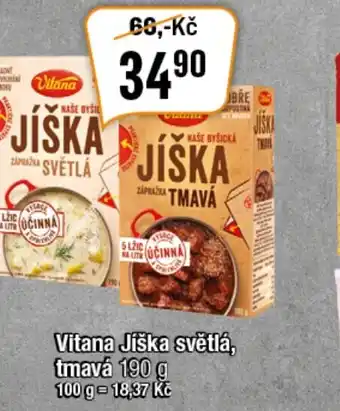 TEMPO Vitana Jíška světlá, tmavá nabídka