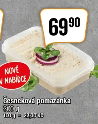 TEMPO Česneková pomazánka nabídka