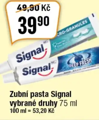 TEMPO Zubní pasta Signal vybrané druhy nabídka