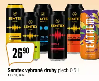 TEMPO Semtex vybrané druhy plech 0,5L nabídka
