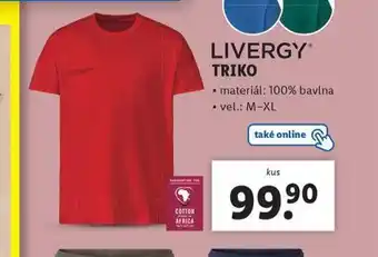 Lidl Pánské triko nabídka