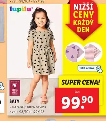 Lidl Šaty nabídka