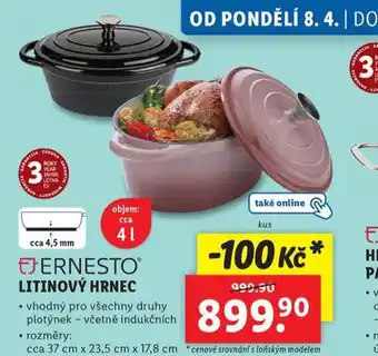 Lidl Litinový hrnec nabídka
