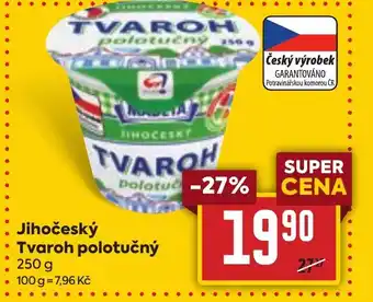 Billa Jihočeský Tvaroh polotučný nabídka