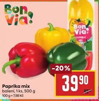 Billa Paprika mix nabídka