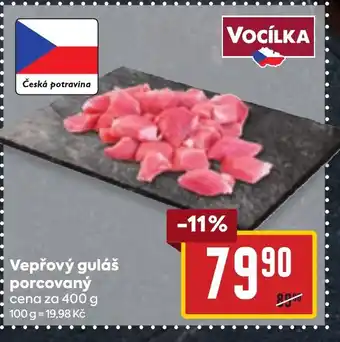 Billa Vepřový guláš porcovaný nabídka