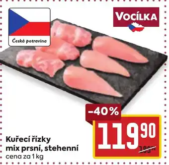 Billa Kuřecí řízky mix prsní, stehenní nabídka