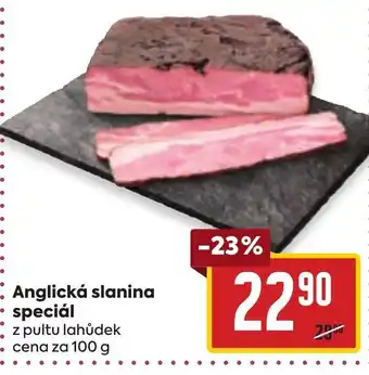 Billa Anglická slanina speciál nabídka