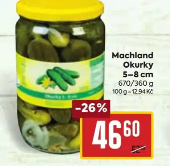 Billa Machland Okurky 5-8 cm nabídka