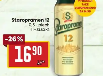 Billa Staropramen 12 nabídka