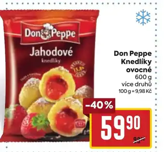 Billa Don Peppe Knedlíky ovocné nabídka