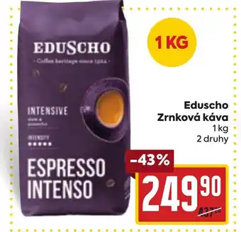 Billa Eduscho Zrnková káva 1kg nabídka