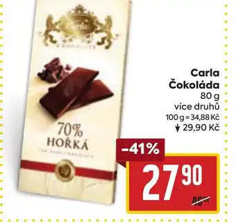 Billa Carla Čokoláda nabídka