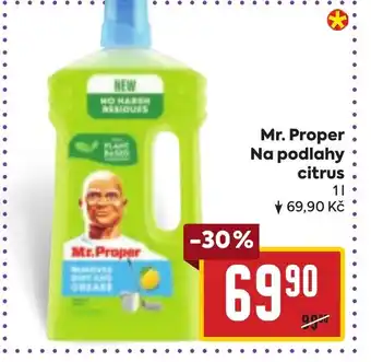 Billa Mr. Proper Na podlahy citrus nabídka