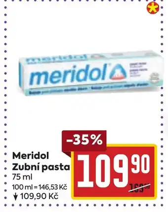 Billa Meridol Zubní pasta nabídka