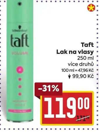 Billa Taft Lak na vlasy nabídka