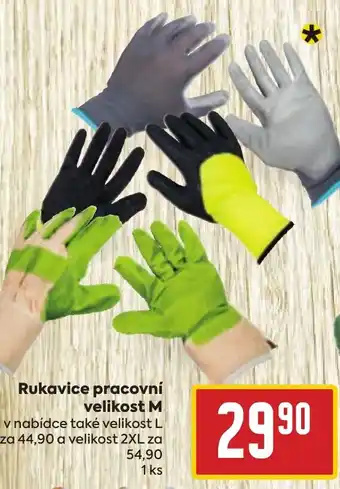 Billa Rukavice pracovní velikost M nabídka