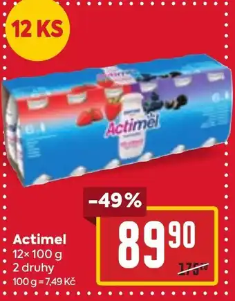 Billa Actimel nabídka