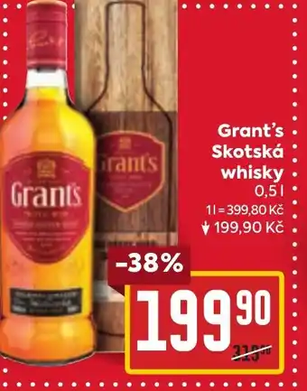 Billa Grant's Skotská whisky nabídka