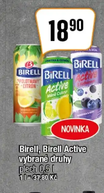 TEMPO Birell, Birell Active nabídka