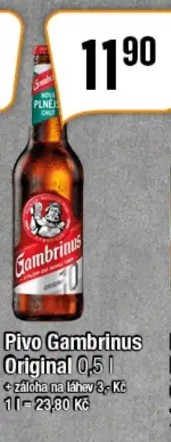 TEMPO Pivo Gambrinus Original nabídka