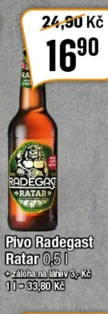 TEMPO Pivo Radegast Ratar nabídka