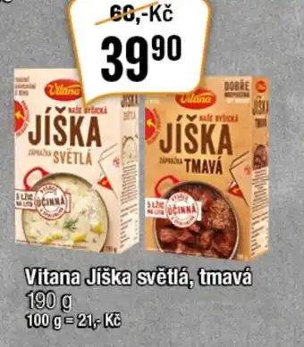 TEMPO Vitana Jiška světlá, tmavá nabídka