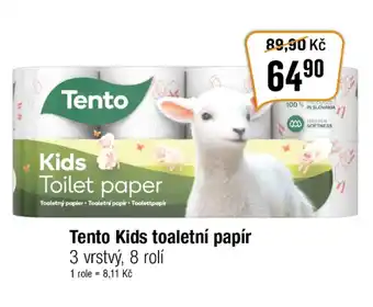 TEMPO Tento kids toaletní papír nabídka