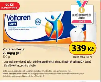 Dr. Max Voltaren Forte 20 mg/g gel nabídka