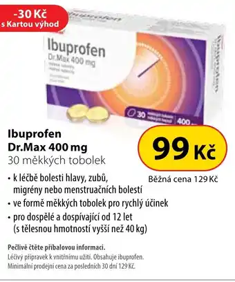 Dr. Max Ibuprofen Dr.Max 400 mg nabídka