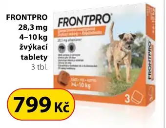 Dr. Max FRONTPRO 28,3 mg 4-10 kg žvýkací tablety 3 tbl. nabídka