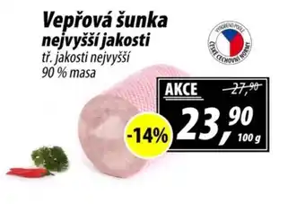 ZEMAN Vepřová šunka nejvyšší jakosti nabídka