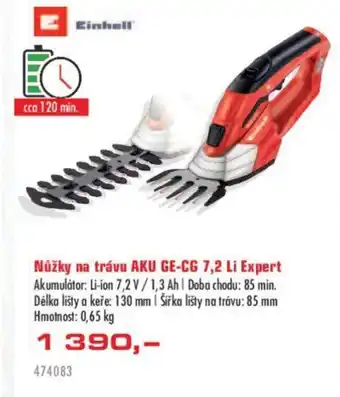 Uni Hobby Nůžky na trávu AKU GE-CG 7,2 Li Expert nabídka