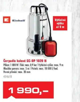 Uni Hobby Čerpadlo kalové GC-DP 1020 N nabídka