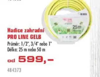 Uni Hobby Hadice zahradní PRO LINE GELB nabídka