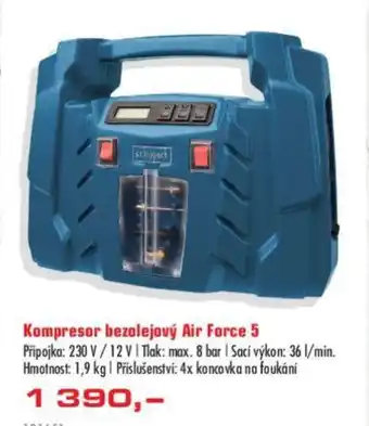 Uni Hobby Kompresor bezolejový Air Force 5 nabídka