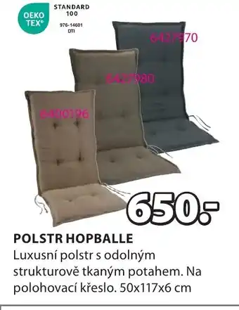 JYSK POLSTR HOPBALLE nabídka