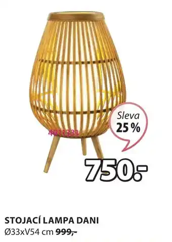 JYSK STOJACÍ LAMPA DANI nabídka