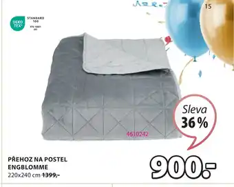 JYSK PŘEHOZ NA POSTEL ENGBLOMME nabídka