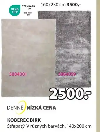 JYSK KOBEREC BIRK nabídka