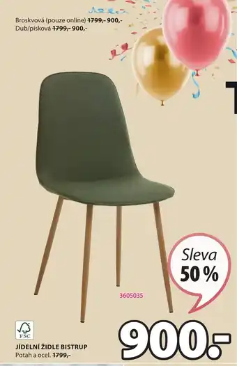 JYSK JÍDELNÍ ŽIDLE BISTRUP nabídka