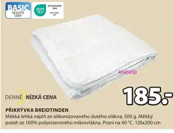 JYSK PŘIKRÝVKA BREIDTINDEN nabídka