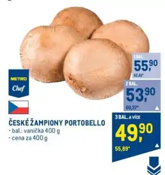 Makro ČESKÉ ŽAMPIONY PORTOBELLO nabídka