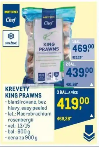 Makro KREVETY KING PRAWNS nabídka