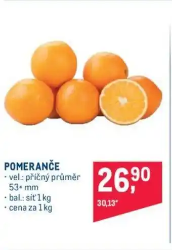 Makro POMERANČE nabídka