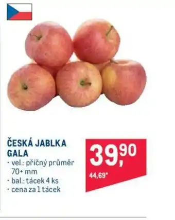 Makro ČESKÁ JABLKA GALA nabídka